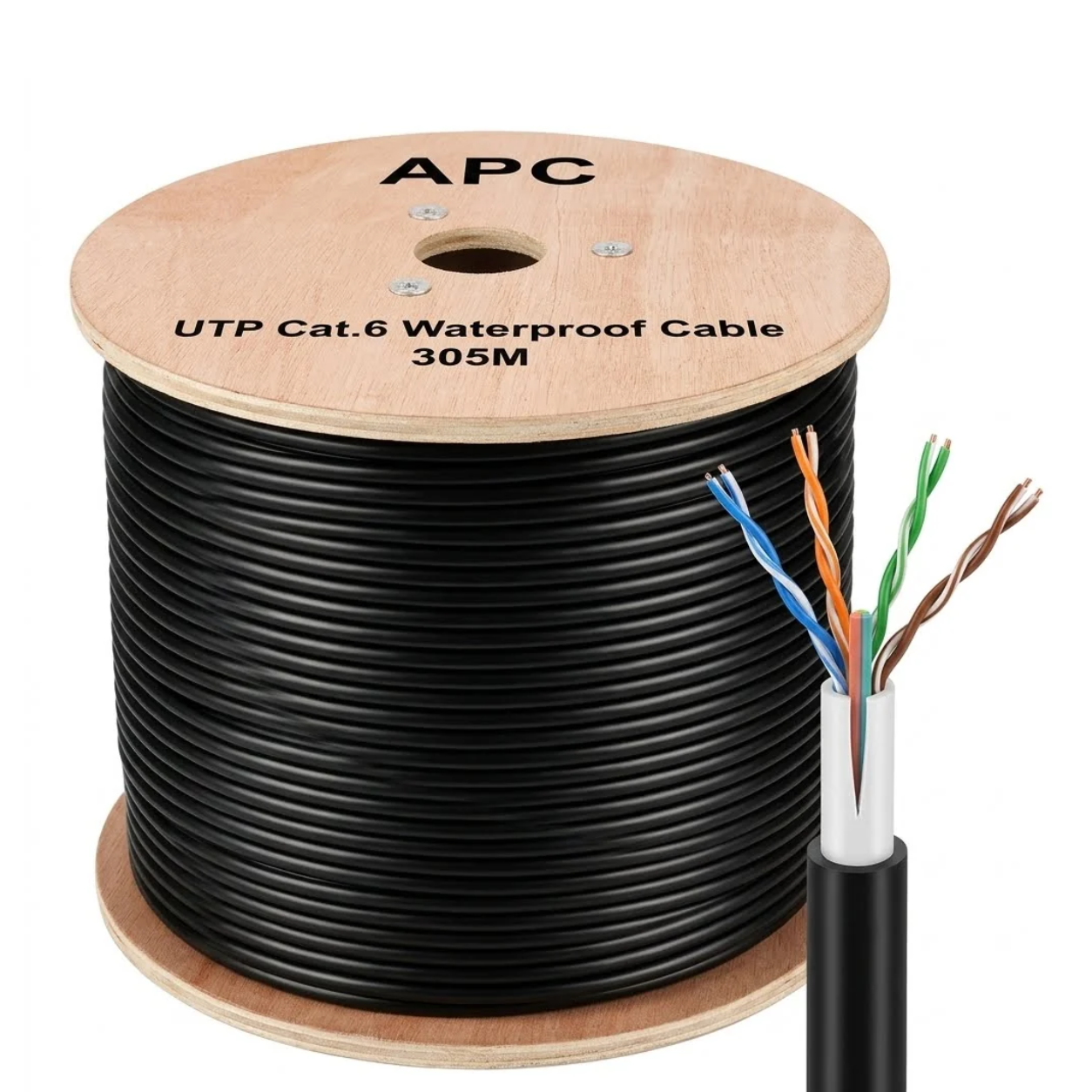 CAT6 CCA Outdoor Network Cable (LACA6001-DW)